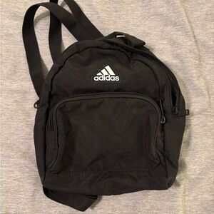 Adidas mini Black Backpack - Compact Everyday Bag 5L